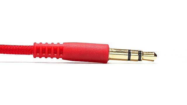 3.5mm jack Source: https://commons.wikimedia.org/wiki/File:Klinkenstecker_Stereo_3,5_mm_--_2014_--_1746.jpg