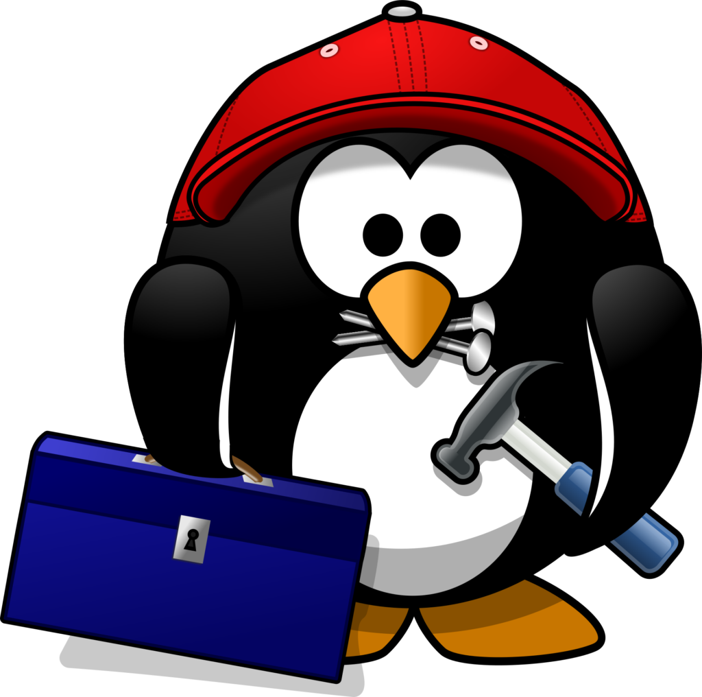 Penguin Craftsman Source: https://openclipart.org/detail/175132/craftsman-penguin
