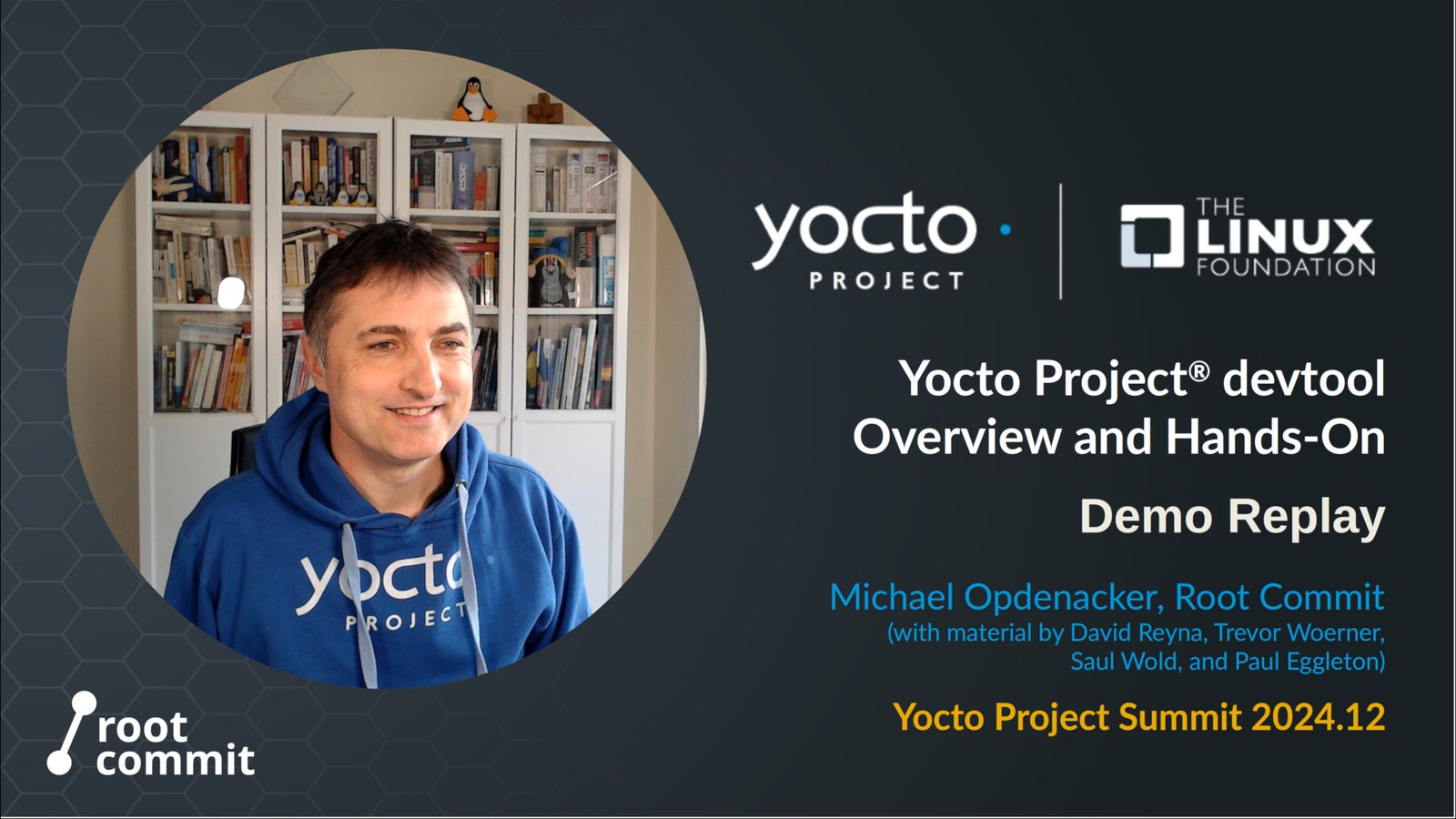 Video replay: Yocto Project devtool hands-on