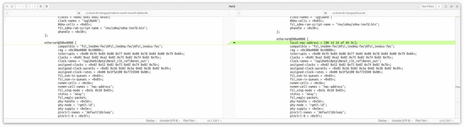 U-Boot fixups: MAC address